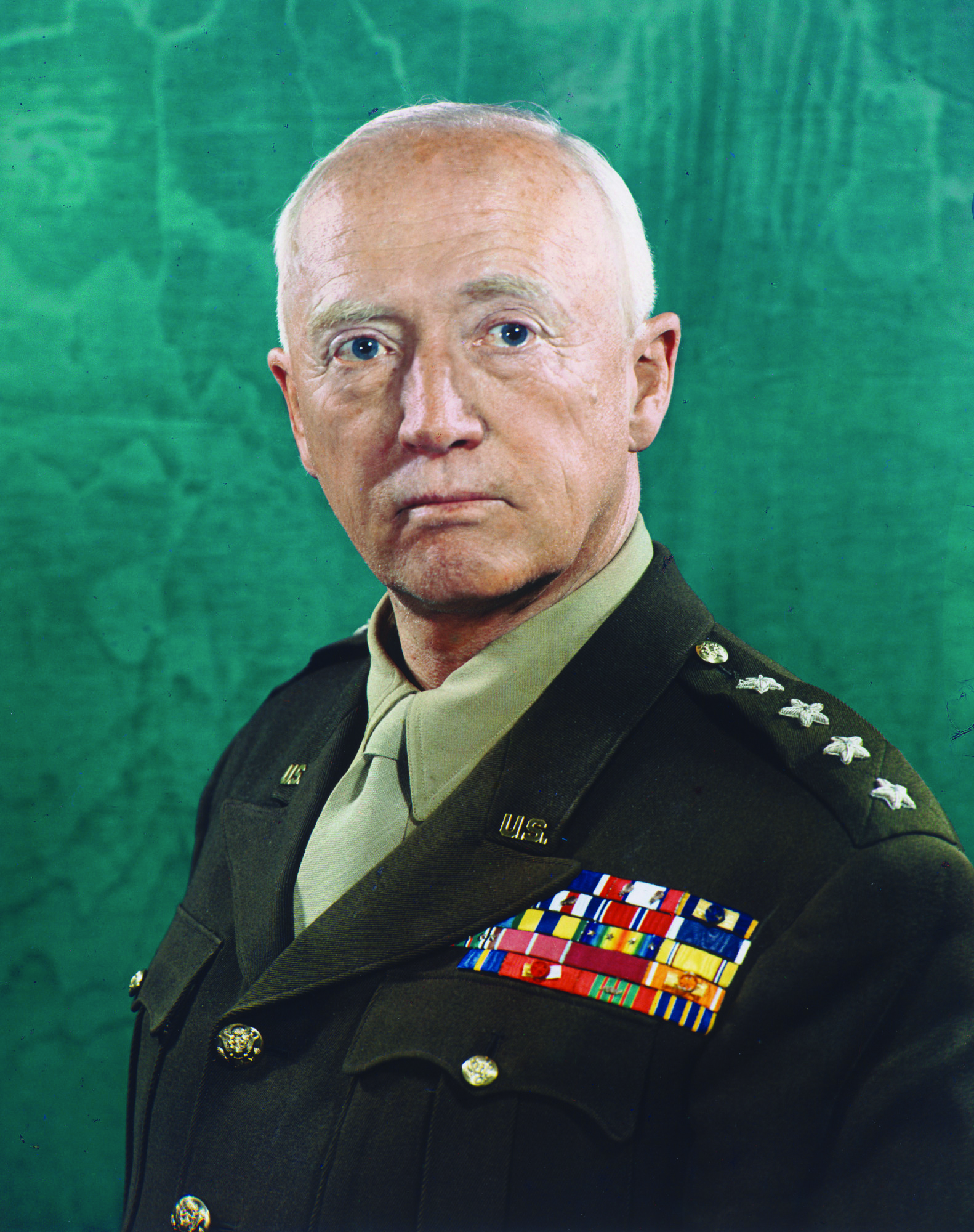 General George S. Patton confirmed the findings
        and sentence in Schneeweis. The wording of his
        action expressed great unhappiness with the result
        in the trial. (Photo courtesy of author)